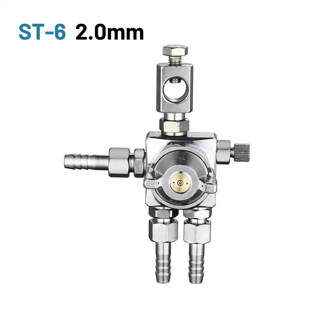 St-6 Wave Soldering Nozzle Mini Automatic Spray Gun Nozzle Casting Painting Nozzle Air Atomization Nozzle Spray Gun 0.5/1.0/1.3/2.0mm