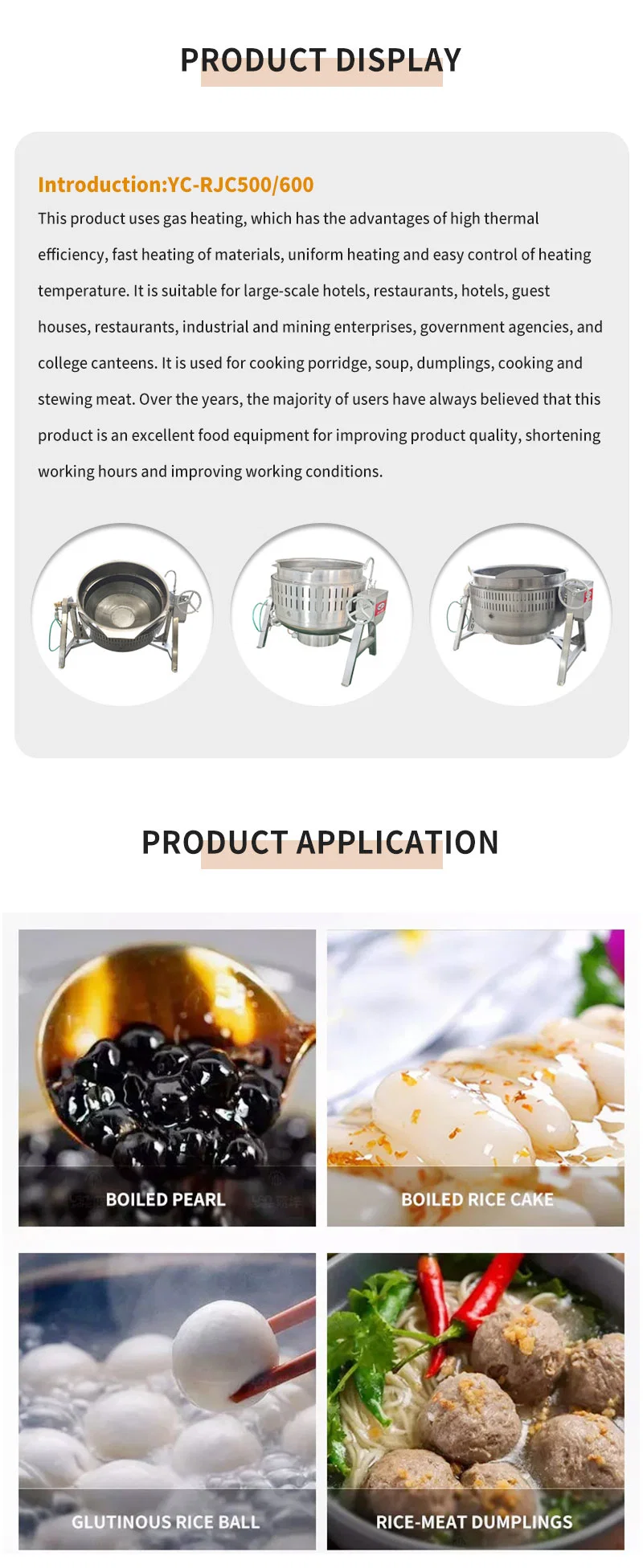 Automatic Pressure Cooking Meat Machine Stew Machine Large Commercial Cooking Pot