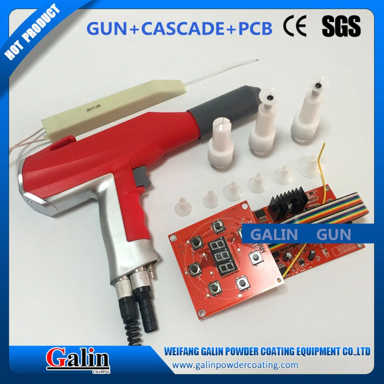 Hardware-Pulverbeschichtungsausrüstung für schnellen Farbwechsel, hochwertige automatische elektrostatische Hochdruck-Pulverspritzpistole